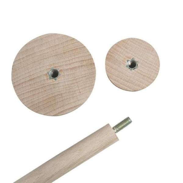 Planet Gates Kitchen Dining & Bar Wood Tart Tamper Double Side Wooden Pastry Egg Tart Pusher Baking Cake Kitchen Tools