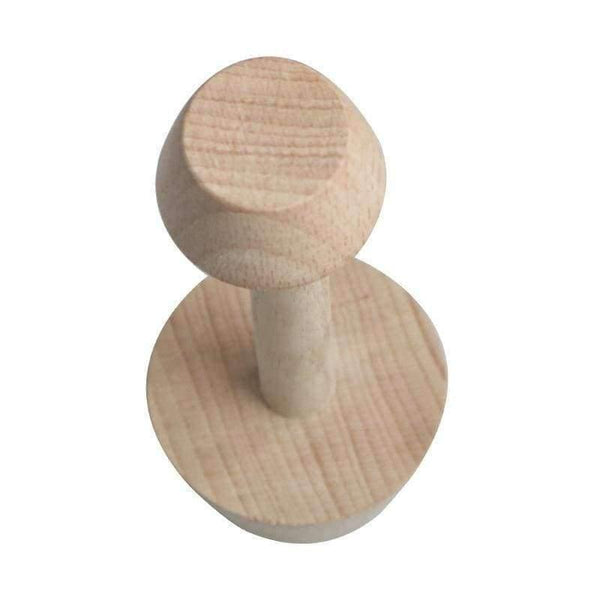 Planet Gates Kitchen Dining & Bar Wood Tart Tamper Double Side Wooden Pastry Egg Tart Pusher Baking Cake Kitchen Tools