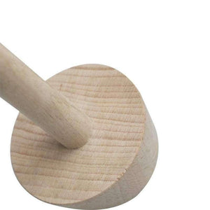 Planet Gates Kitchen Dining & Bar Wood Tart Tamper Double Side Wooden Pastry Egg Tart Pusher Baking Cake Kitchen Tools
