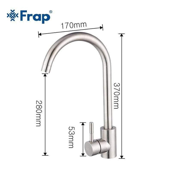 Planet Gates Kitchen Faucets Stainless Steel Kitchen Mixer Single Handle Single Hole Kitchen Faucet Mixer Sink Tap Kitchen Faucet Y40107