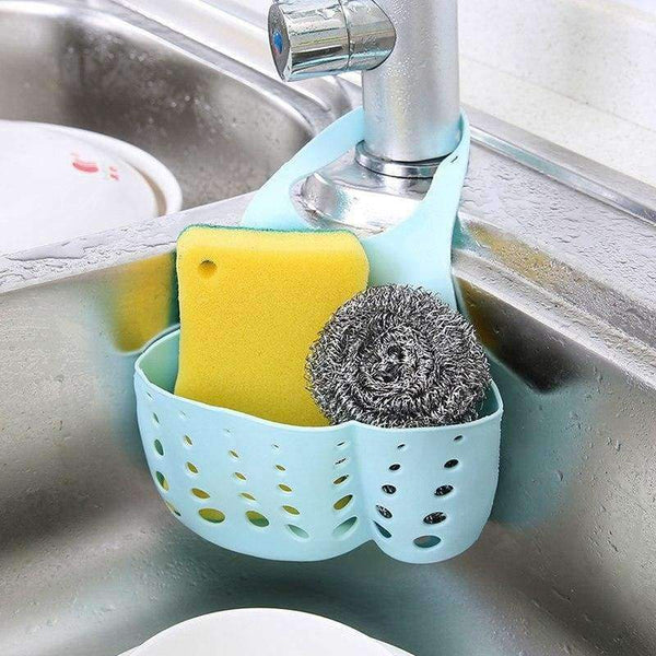 Planet Gates Kitchen Sponge Holder Draining Rack Sink Sponge Holder Storage Shelf Sink Holder Drain Basket
