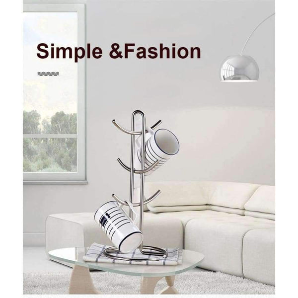 Kitchen Storage rack Standing Cup Of Coffee Organizer Coffee Tea Cup Storage Holder Stand Home Kitchen Mug Hanging Display Rack