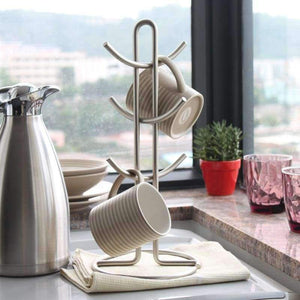 Planet Gates Kitchen Storage rack Standing Cup Of Coffee Organizer Coffee Tea Cup Storage Holder Stand Home Kitchen Mug Hanging Display Rack