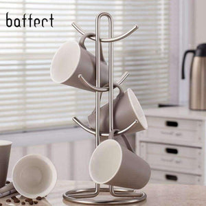 Planet Gates Kitchen Storage rack Standing Cup Of Coffee Organizer Coffee Tea Cup Storage Holder Stand Home Kitchen Mug Hanging Display Rack