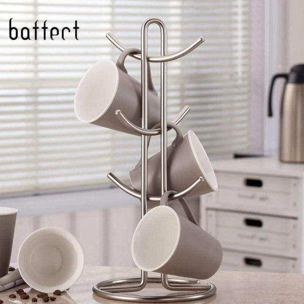 Planet Gates Kitchen Storage rack Standing Cup Of Coffee Organizer Coffee Tea Cup Storage Holder Stand Home Kitchen Mug Hanging Display Rack
