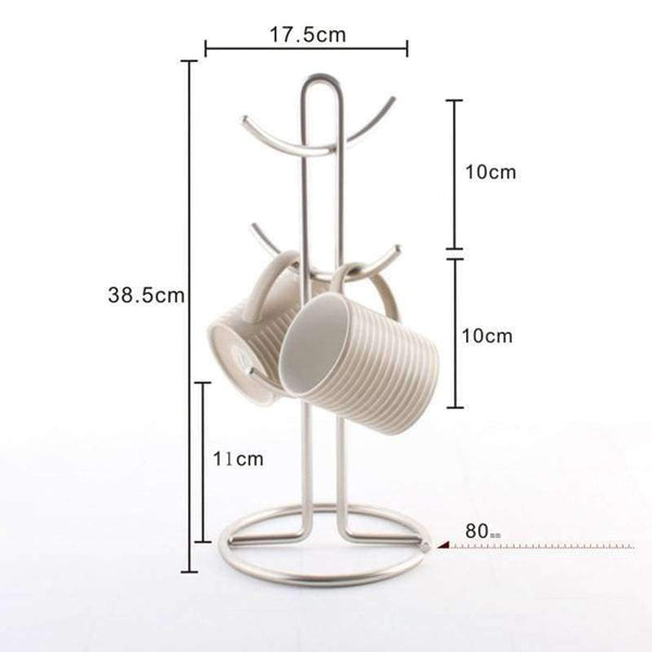 Planet Gates Kitchen Storage rack Standing Cup Of Coffee Organizer Coffee Tea Cup Storage Holder Stand Home Kitchen Mug Hanging Display Rack