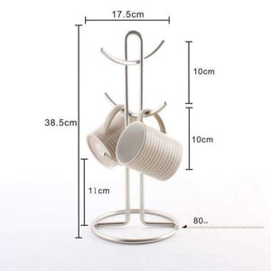 Planet Gates Kitchen Storage rack Standing Cup Of Coffee Organizer Coffee Tea Cup Storage Holder Stand Home Kitchen Mug Hanging Display Rack