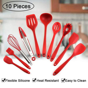 Kitchen Tools Silicone Cooking Utensils set kitchenware Spoon Spatula Ladle Egg Beaters Dinnerware Set Cooking Tools Accessories