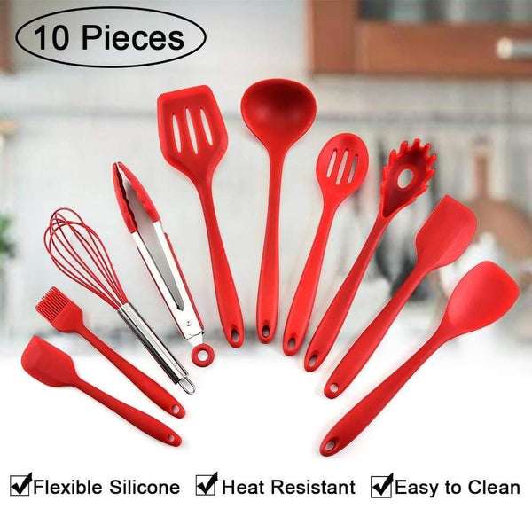 Kitchen Tools Silicone Cooking Utensils set kitchenware Spoon Spatula Ladle Egg Beaters Dinnerware Set Cooking Tools Accessories