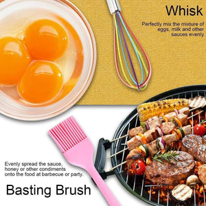 Kitchen Tools Silicone Cooking Utensils set kitchenware Spoon Spatula Ladle Egg Beaters Dinnerware Set Cooking Tools Accessories