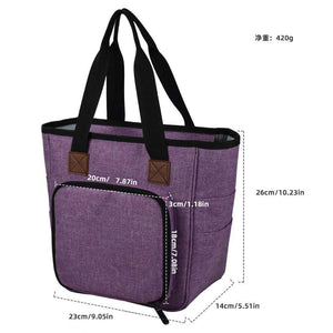 Planet Gates Knitting Storage Bag Yarn Wool Tote Bag For Crochet Hook Knitting Needles Craft Yarn Bag Sewing Tools Accessories Organizer Case