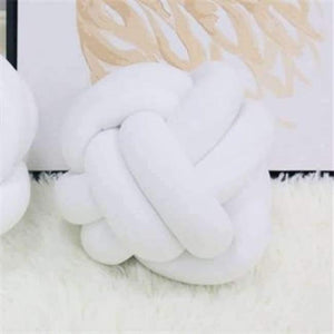 Planet Gates Knot ball diam 22cm 1M/2M/3M Baby Braided Crib Bumpers Knot Pillow Cushion, Four Tied Newborn Nursery bedding,Cot Room Dector