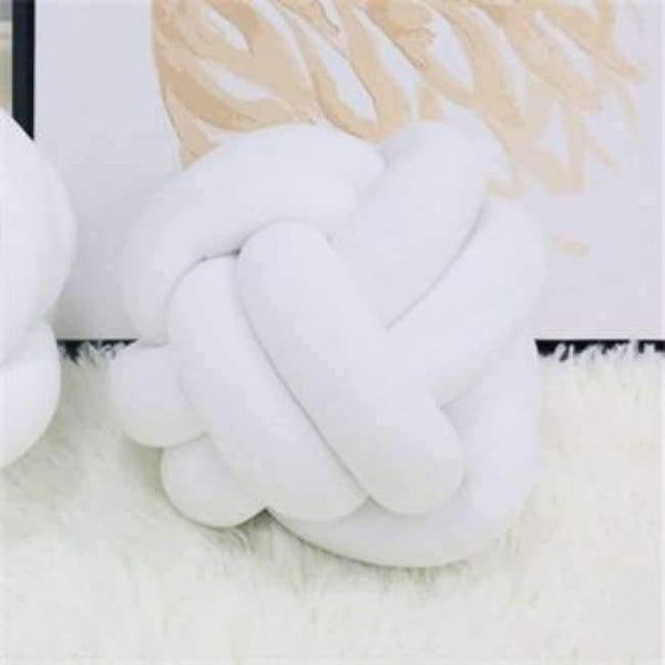 Planet Gates Knot ball diam 22cm 1M/2M/3M Baby Braided Crib Bumpers Knot Pillow Cushion, Four Tied Newborn Nursery bedding,Cot Room Dector