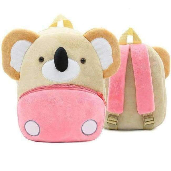 Planet Gates Koala Children School Backpack Cartoon Rainbow Unicorn Design Soft Plush Material For Toddler Baby Girls Kindergarten Kids School Bags