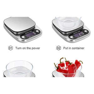 Planet Gates KONCO Kitchen Digital Scale, 10kg/0.1g Portable Mini Digital Food Scale, Pocket Case Jewelry Weight Balance Electronic Scale