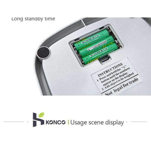 Planet Gates KONCO Kitchen Digital Scale, 10kg/0.1g Portable Mini Digital Food Scale, Pocket Case Jewelry Weight Balance Electronic Scale
