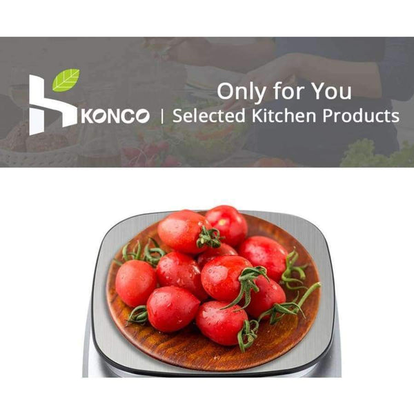 Planet Gates KONCO Kitchen Digital Scale, 10kg/0.1g Portable Mini Digital Food Scale, Pocket Case Jewelry Weight Balance Electronic Scale
