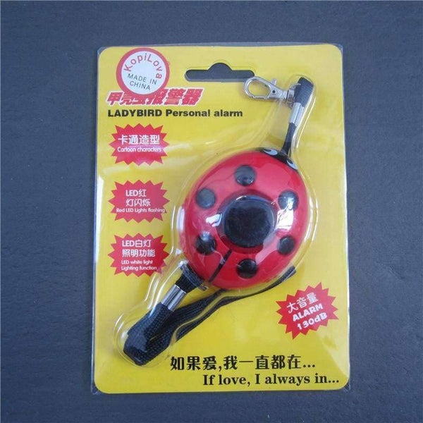 KopiLova 10pcs Beatles Women Personal Alarm Anti Rob Alarm 120dB Security Siren Alarm Attack Protection Self Defense for help