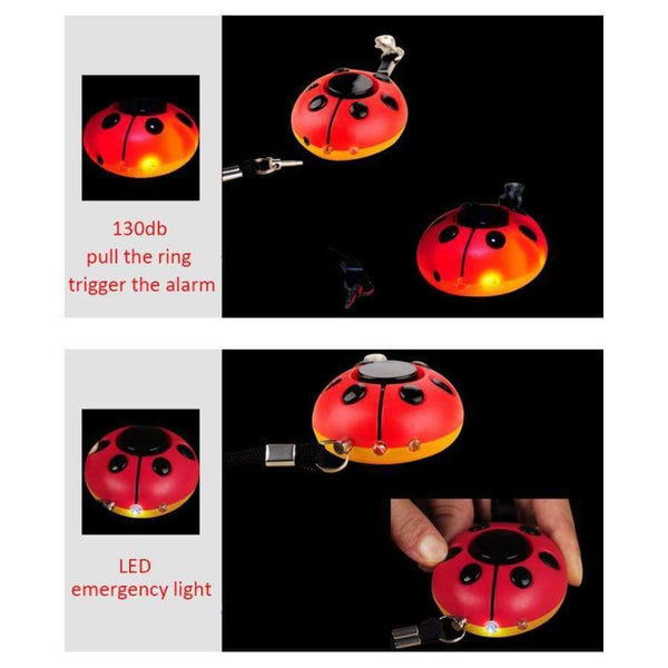 Planet Gates KopiLova 10pcs Beatles Women Personal Alarm Anti Rob Alarm 120dB Security Siren Alarm Attack Protection Self Defense for help