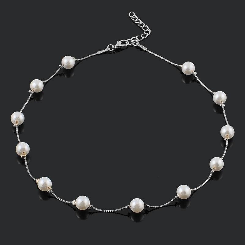 Korean Fashion Pearl Pendant Choker Necklace Women's Wedding Party Clavicle Chain Accessories Gifts For The New Year Jewellery