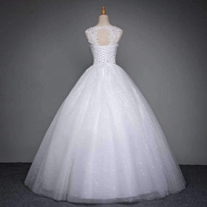 Planet Gates Korean Lace Up Ball Gown Quality Wedding Dresses 2017 Alibaba Customized Plus Size Bridal Dress Real Photo FSM-002F