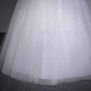 Planet Gates Korean Lace Up Ball Gown Quality Wedding Dresses 2017 Alibaba Customized Plus Size Bridal Dress Real Photo FSM-002F