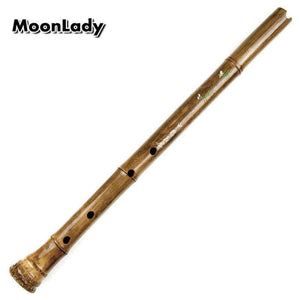 Planet Gates Korean Style Shakuhachi 5 Holes Wooden Musical Instruments New Arrival Bamboo Flute With Root Woodwind Instrument