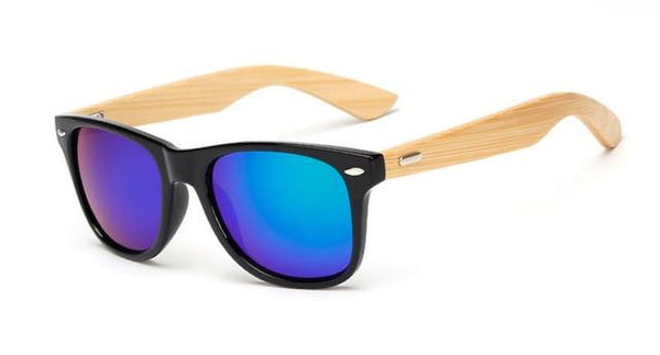 Planet Gates KP1501 C8 17 color Wood Sunglasses Men women square bamboo Women for women men Mirror Sun Glasses retro de sol masculino Handmade
