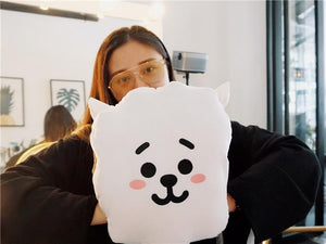 Planet Gates Kpop idol image Kawaii Stuffed Doll Plush Toys Lovely Animal Pillow Dog Rabbit Horse Koala Sheep Sofa Soft Gift For Fans Girl