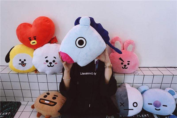 Planet Gates Kpop idol image Kawaii Stuffed Doll Plush Toys Lovely Animal Pillow Dog Rabbit Horse Koala Sheep Sofa Soft Gift For Fans Girl