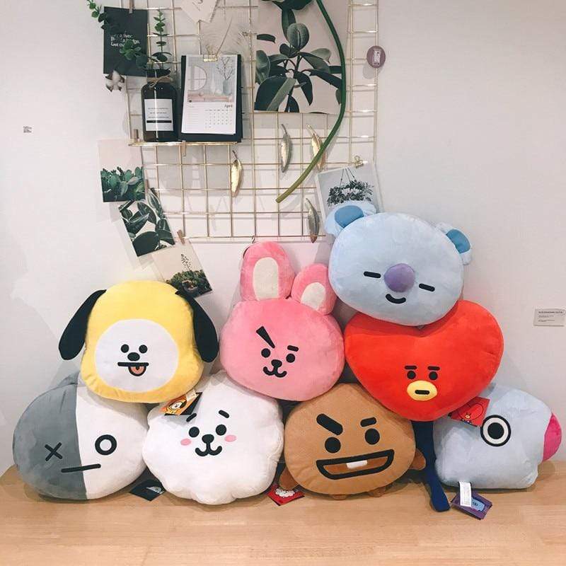 Planet Gates Kpop Lovely Plush Toys Animal Stuffed Doll Cute Pillow Hugging Rabbit Sheep Koala Dog Horse Soft Sofa Pillow Gift For Kid