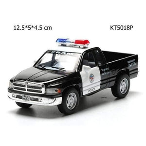 Planet Gates KT5018P Alloy Police Series Car Toy Simulation Vehicles Pull Back Police Fire Fighter Cars Kids Toys
