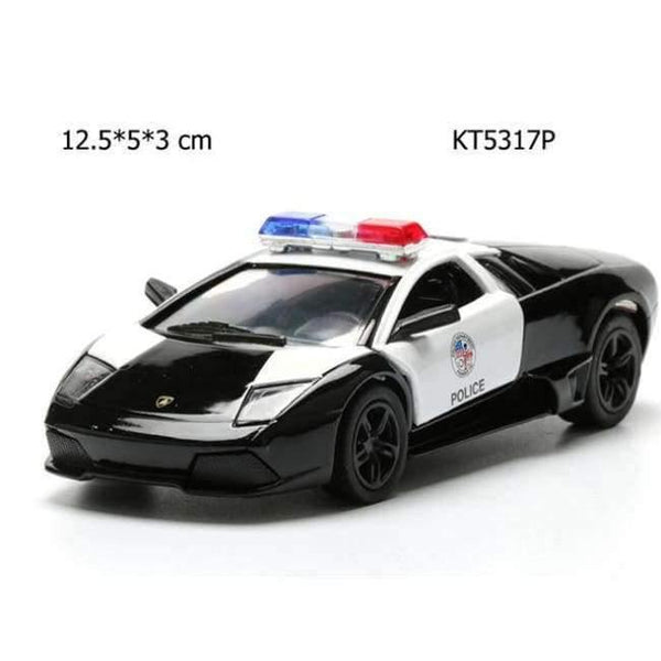 Planet Gates KT5317P Alloy Police Series Car Toy Simulation Vehicles Pull Back Police Fire Fighter Cars Kids Toys