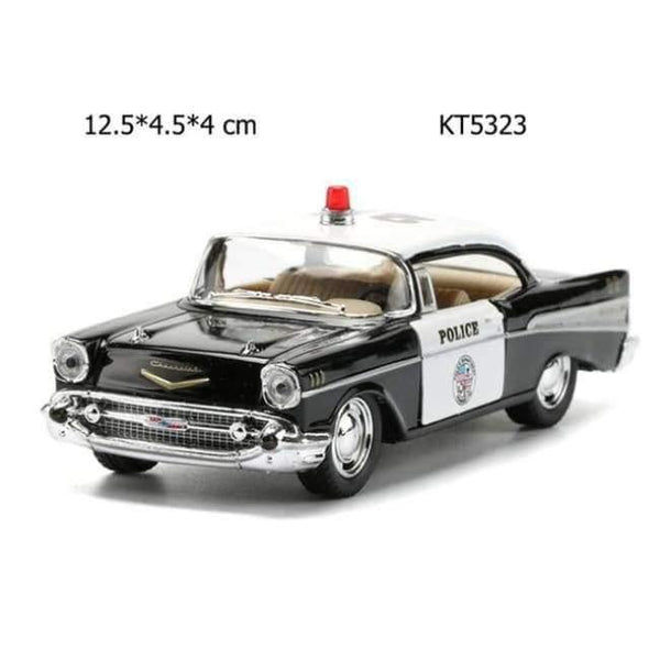 Planet Gates KT5323 Alloy Police Series Car Toy Simulation Vehicles Pull Back Police Fire Fighter Cars Kids Toys