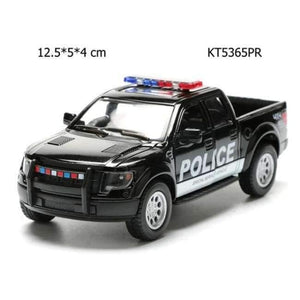 Planet Gates KT5365PR Alloy Police Series Car Toy Simulation Vehicles Pull Back Police Fire Fighter Cars Kids Toys