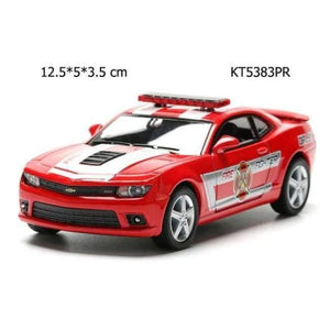 Alloy Police Series Car Toy Simulation Vehicles Pull Back Police Fire Fighter Cars Kids Toys - Planet Gates