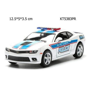 Planet Gates KT5383PR Alloy Police Series Car Toy Simulation Vehicles Pull Back Police Fire Fighter Cars Kids Toys