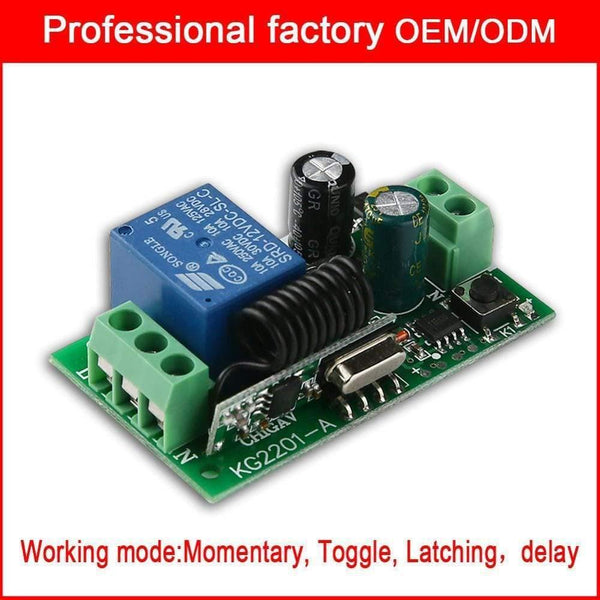 Planet Gates KTNNKG 433MHz 220V Lamp Wireless Remote Control Switch ON/OFF AC110V Remote Control Receiver Transmitter For Led Lights Bulb DIY