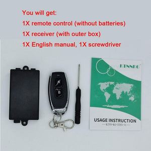 Planet Gates KTNNKG 433MHz 220V Lamp Wireless Remote Control Switch ON/OFF AC110V Remote Control Receiver Transmitter For Led Lights Bulb DIY