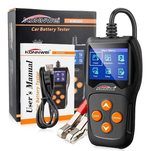Planet Gates KW600 12V Car Battery Tester 100 to 2000CCA 12 Volt Battery tools for the car Quick Cranking Charging Diagnostic