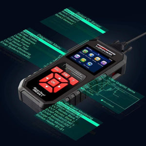 Planet Gates KW850 OBD2 Auto Diagnostic Scanner Universal OBD Car Diagnostic Tool ODB2 Check Engine Automotive Car Code Reader Black