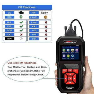 Planet Gates KW850 OBD2 Auto Diagnostic Scanner Universal OBD Car Diagnostic Tool ODB2 Check Engine Automotive Car Code Reader Black