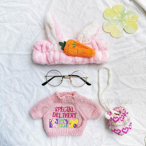 30cm LaLafanfan Cafe Duck Plush Toy Doll Clothes  Cartoon Yellow Duck Stuffed Dolls Doll Accessories Kids Toys Gift For Children