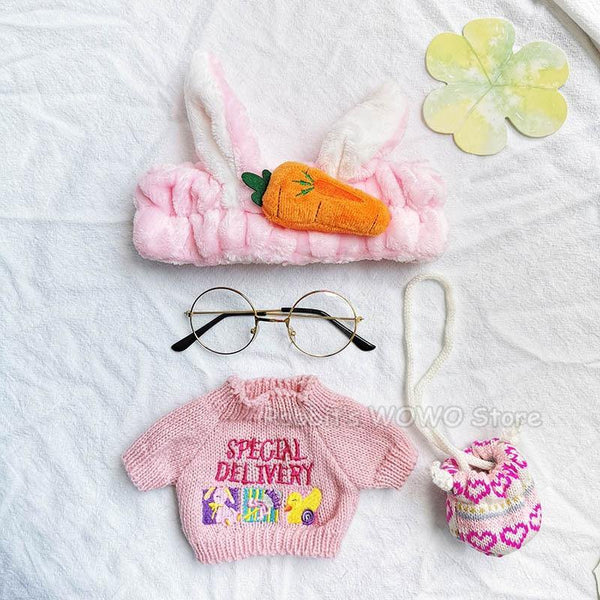 30cm LaLafanfan Cafe Duck Plush Toy Doll Clothes  Cartoon Yellow Duck Stuffed Dolls Doll Accessories Kids Toys Gift For Children