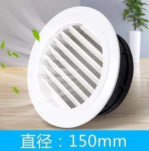 Adjustable round plastic air ventilation cover Fan Outlet Vent Extractor ceiling hole for kitchen bath air outlet fresh system