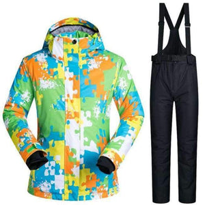 Planet Gates L And Black / S Winter  Womens Ski Jackets And Pants Waterproof Thermal Snow Snowboard Cross Country Jackets Skiing And Snowboarding Suits