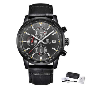Planet Gates L Black Black Grey Chronograph Sport Mens Watches Top Brand Luxury Quartz Watch Reloj Hombre saat Clock Male hour relogio Masculino