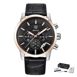Planet Gates L Black Gold Black Men Watches Top Brand Luxury Business Waterproof Sport Chronograph Quartz Brown Gold Male Clock Relogio Masculino 2019