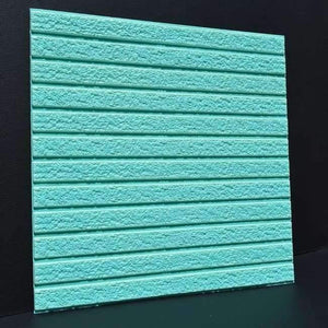 Planet Gates L-blue 60cmX60cm 3d creative wall stickers living room dormitory self-adhesive foam wallpaper imitation brick stone striped wallpaper stickers