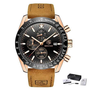 Planet Gates L Brown Gold Black B Men Watches Brand Luxury Silicone Strap Waterproof Sport Quartz Chronograph Military Watch Men Clock Relogio Masculino